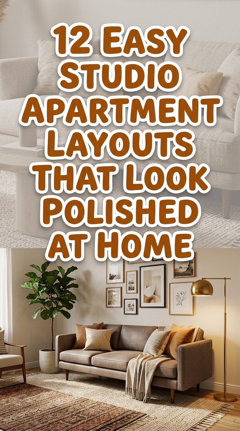 12 Easy Studio Apartment Layouts That Look Polished at Home