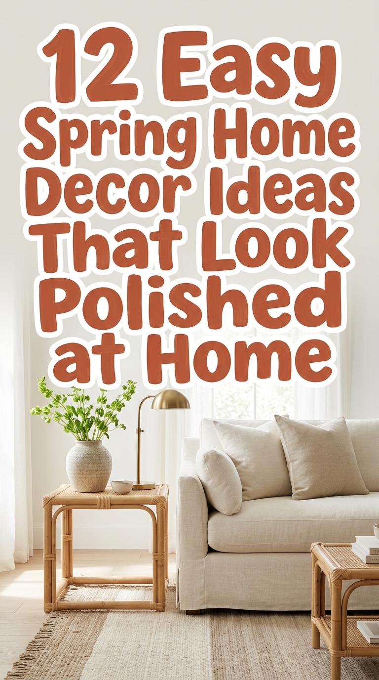 12 Easy Spring Home Decor Ideas That Look Polished at Home