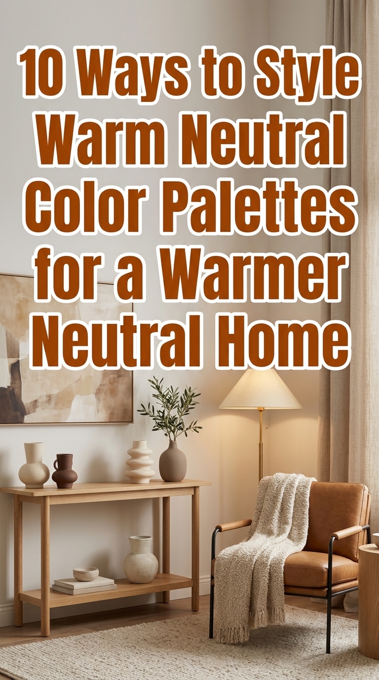 10 Ways to Style Warm Neutral Color Palettes for a Warmer Neutral Home