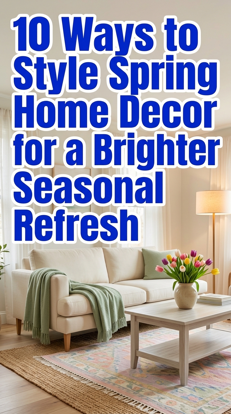 10 Ways to Style Spring Home Decor for a Brighter Seasonal Refresh