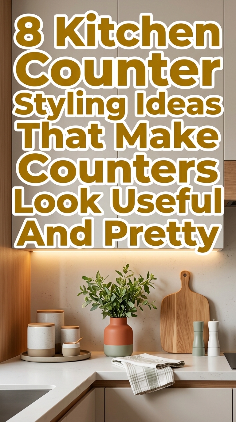 8 Kitchen Counter Styling Ideas That Make Counters Look Useful And Pretty
