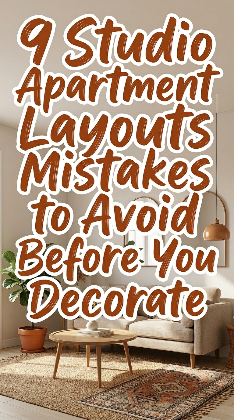 9 Studio Apartment Layouts Mistakes to Avoid Before You Decorate