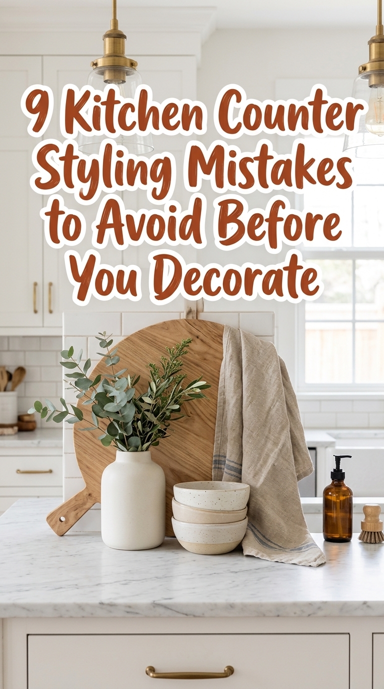 9 Kitchen Counter Styling Mistakes to Avoid Before You Decorate