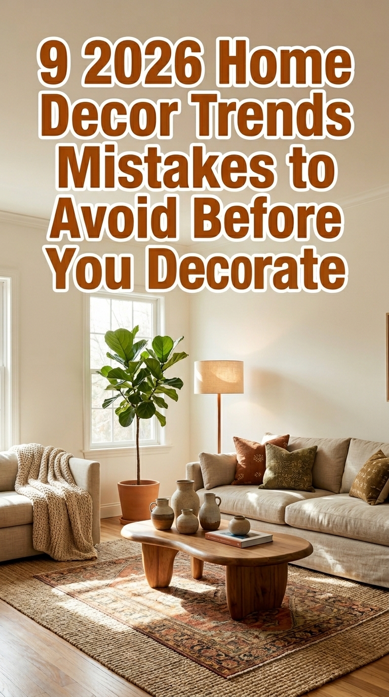 9 2026 Home Decor Trends Mistakes to Avoid Before You Decorate