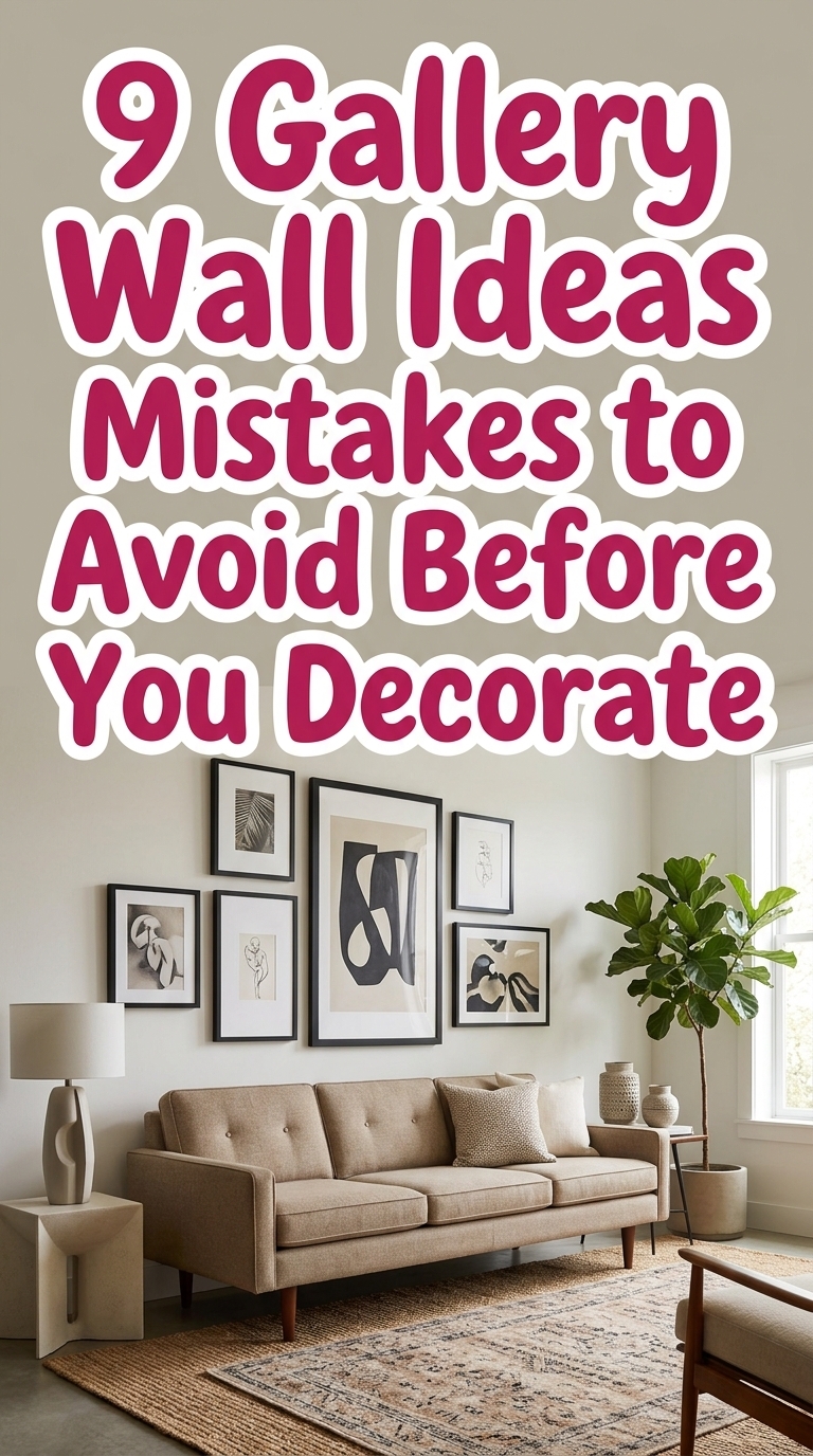 9 Gallery Wall Ideas Mistakes to Avoid Before You Decorate