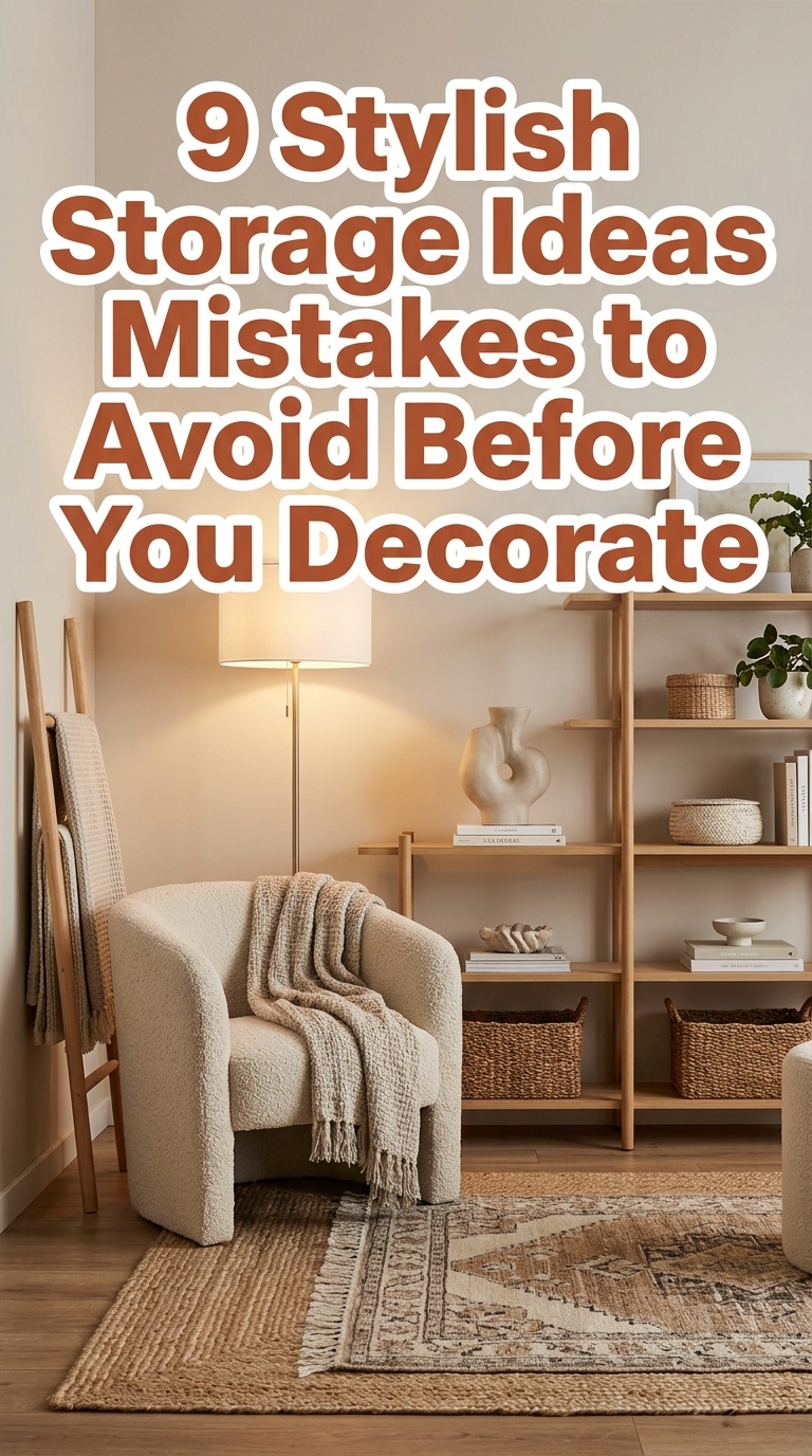 9 Stylish Storage Ideas Mistakes to Avoid Before You Decorate