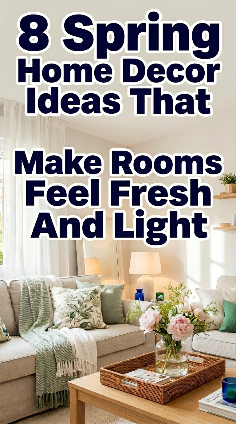 8 Spring Home Decor Ideas That Make Rooms Feel Fresh And Light