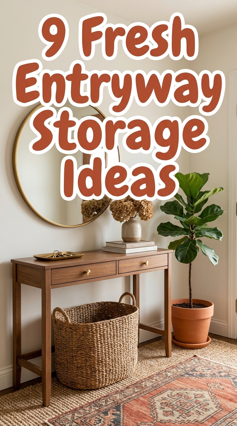 9 Fresh Entryway Storage Ideas