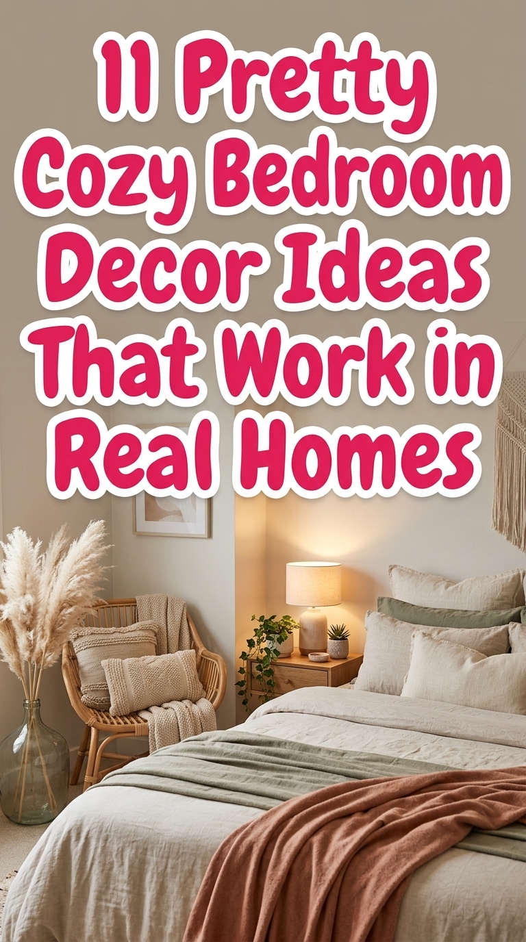 11 Pretty Cozy Bedroom Decor Ideas That Work in Real Homes