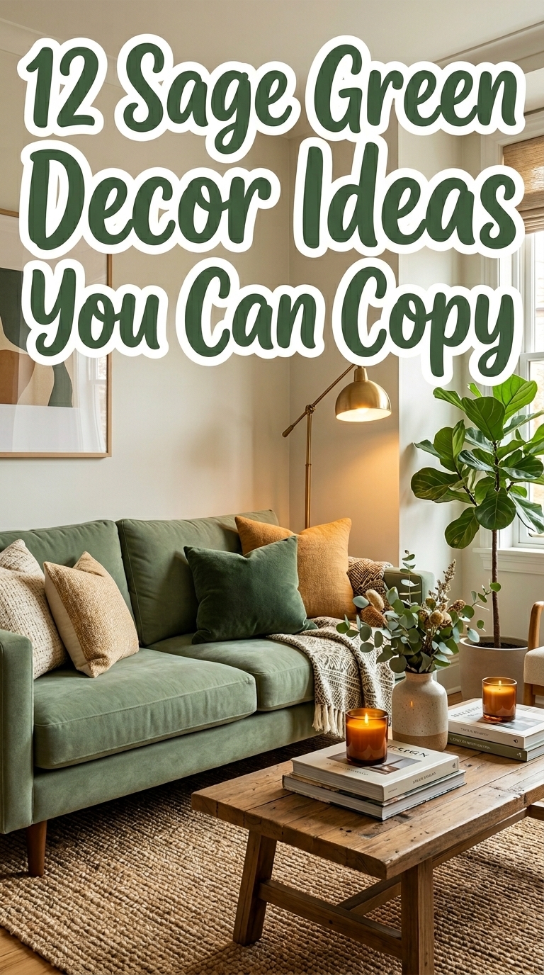 12 Sage Green Decor Ideas You Can Copy