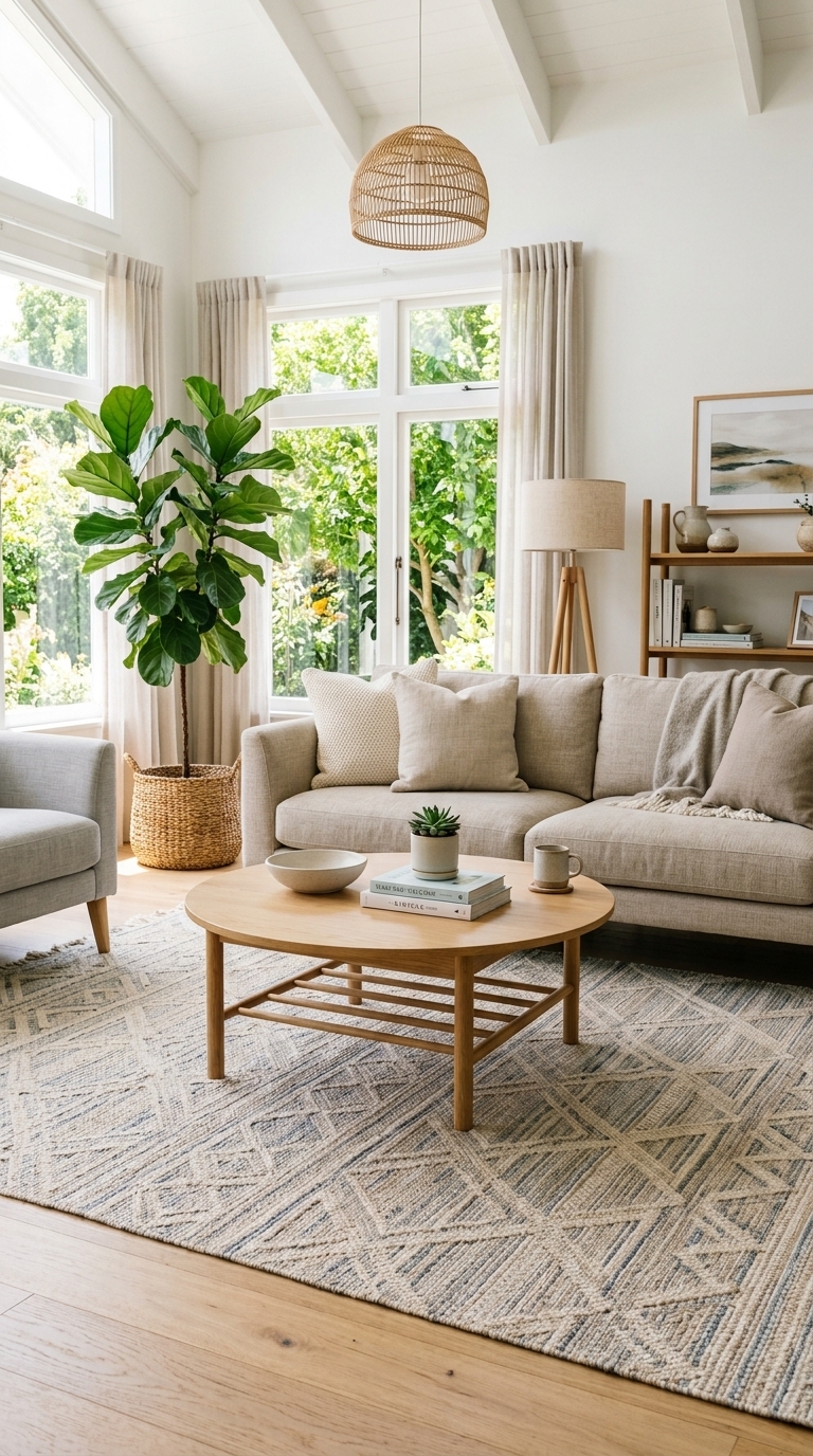 2. Define Spaces with Outdoor Rugs
