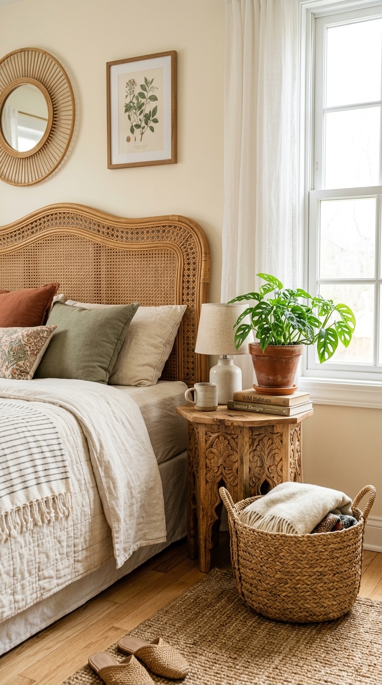 4. Introduce Natural Materials like Rattan & Wood