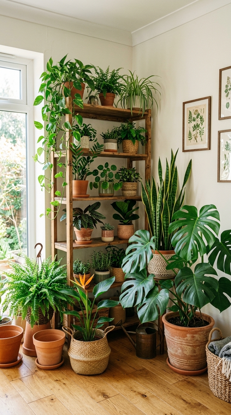 5. Style with Lush Greenery & Indoor Plants