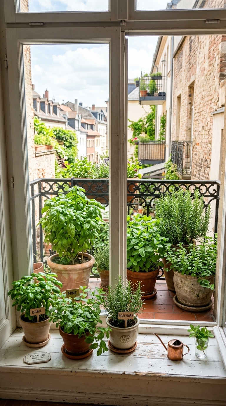 6. Grow a Kitchen Herb Garden That Extends Outdoors