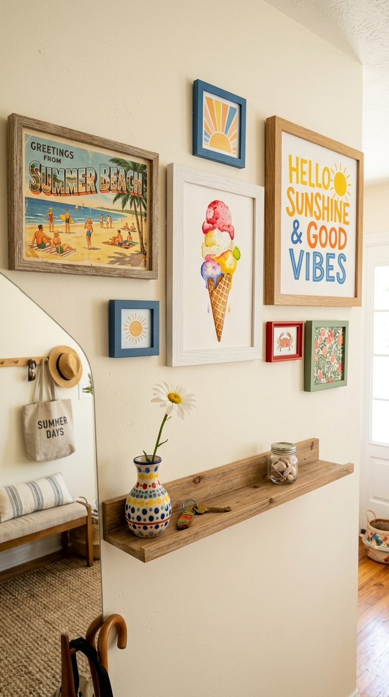 7. Add a Touch of Whimsy with Summer Art