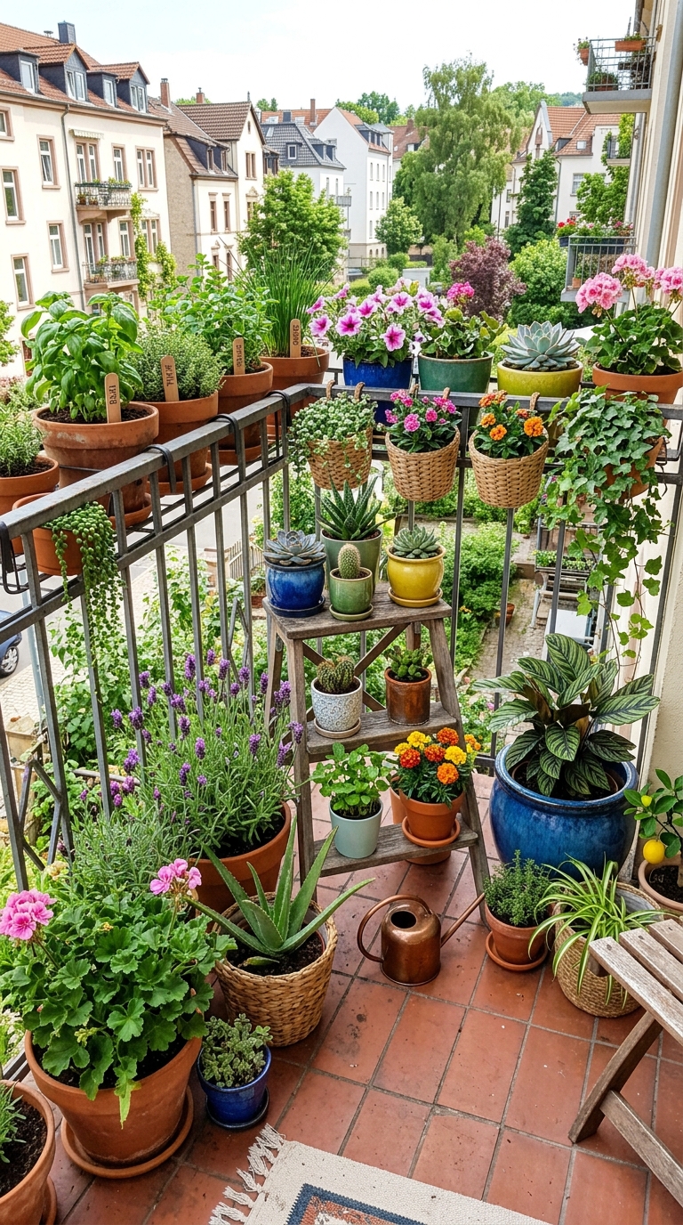 7. Bring in the Green: Personalize with Potted Plants & Herbs