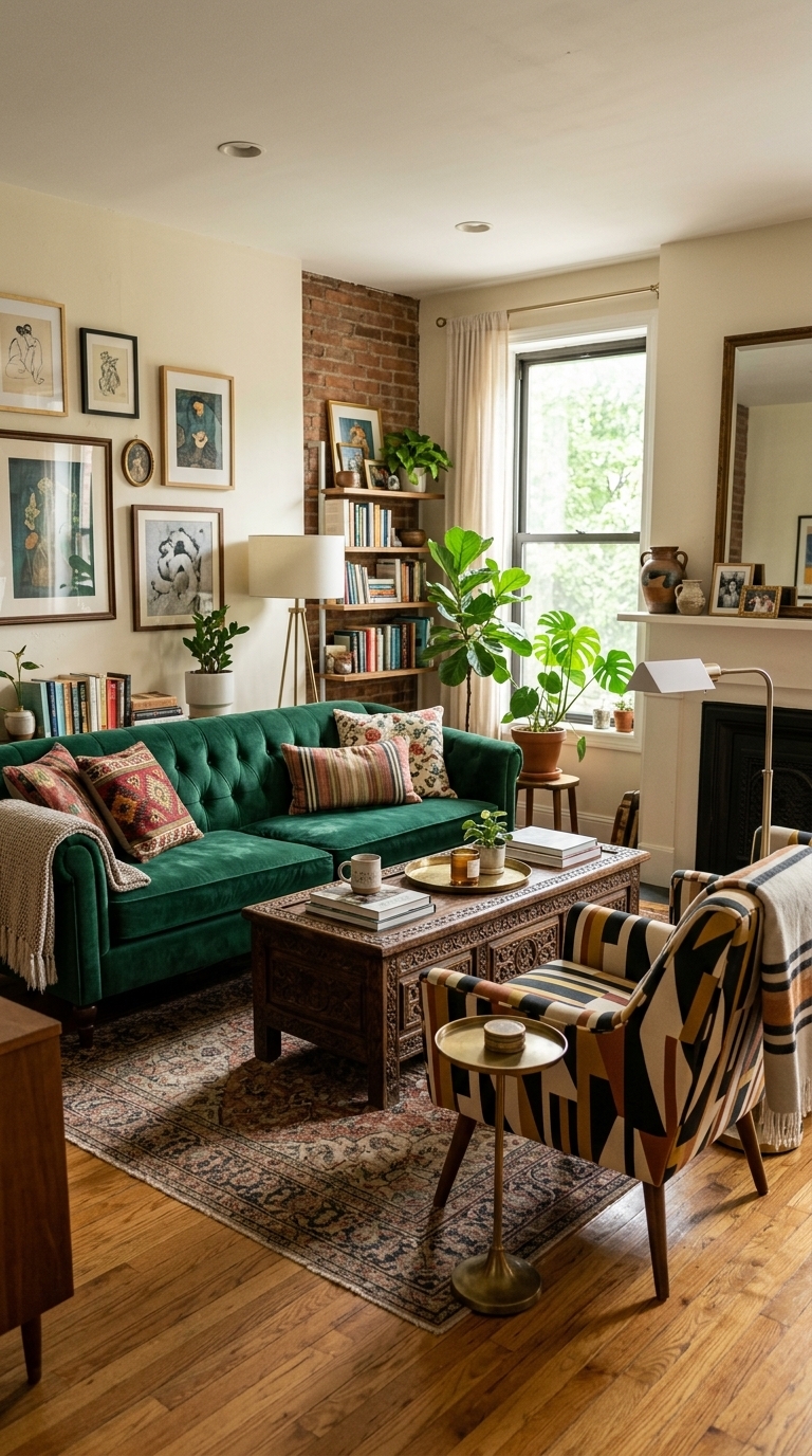 8. Integrate Eclectic Furniture Pieces