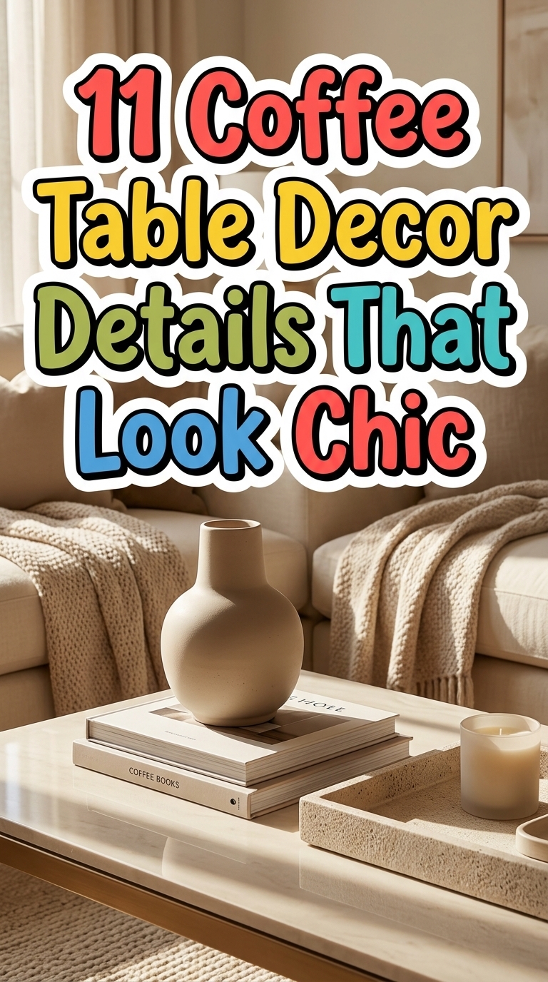11 Coffee Table Decor Details That Look Chic