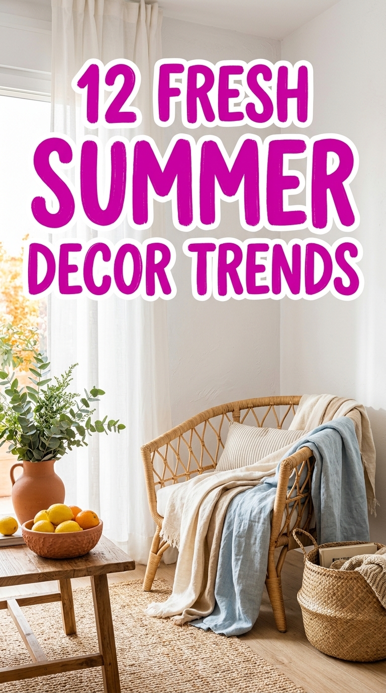 12 Fresh Summer Decor Trends