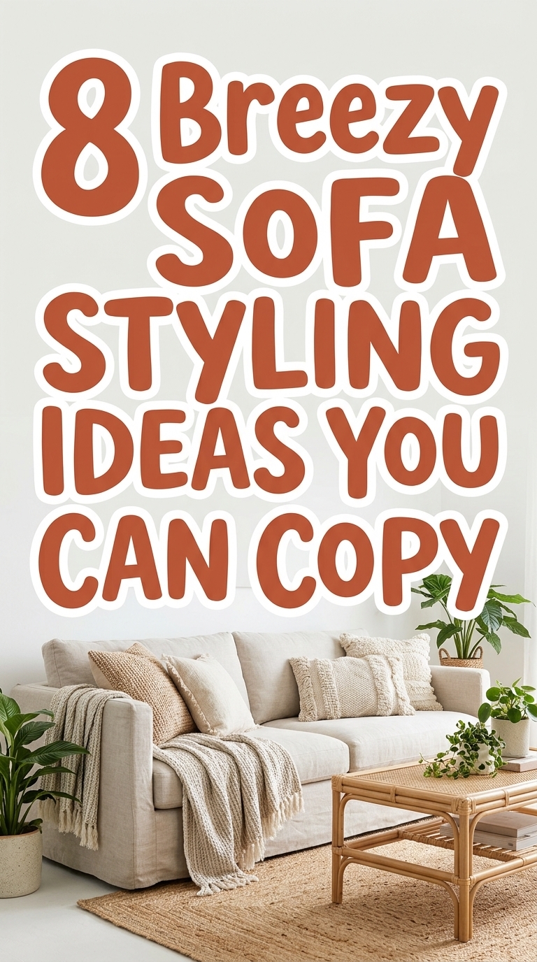 8 Breezy Sofa Styling Ideas You Can Copy
