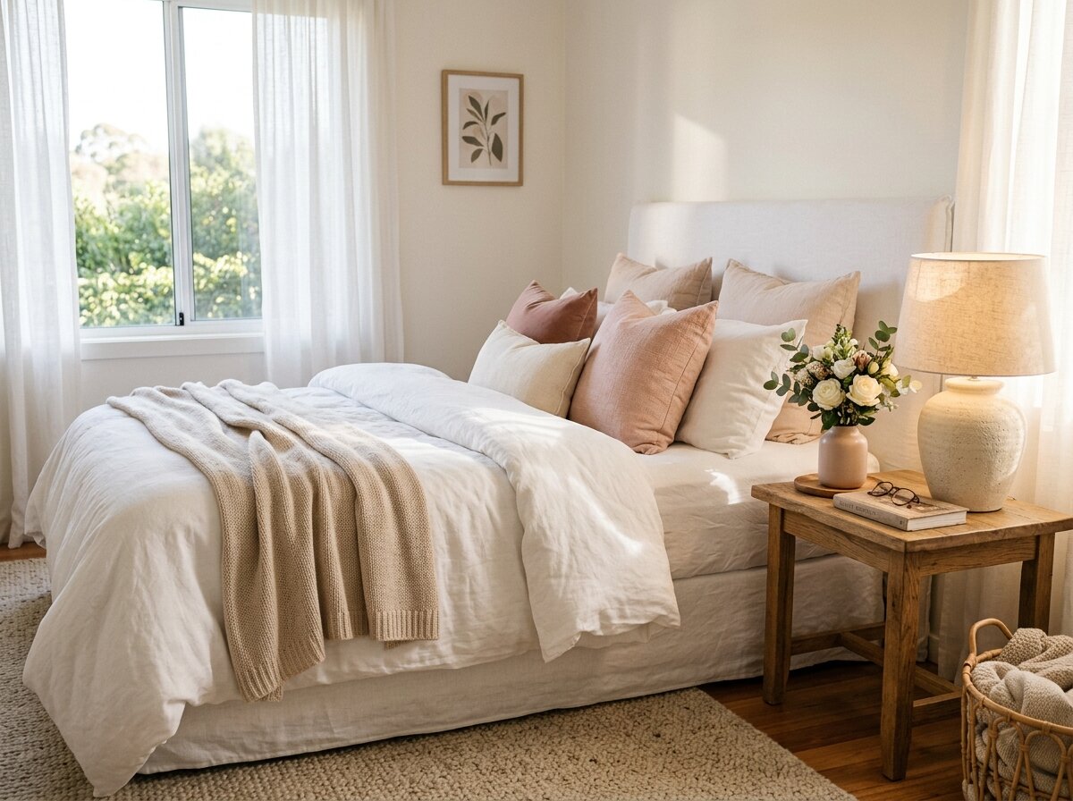 bedroom corner decor