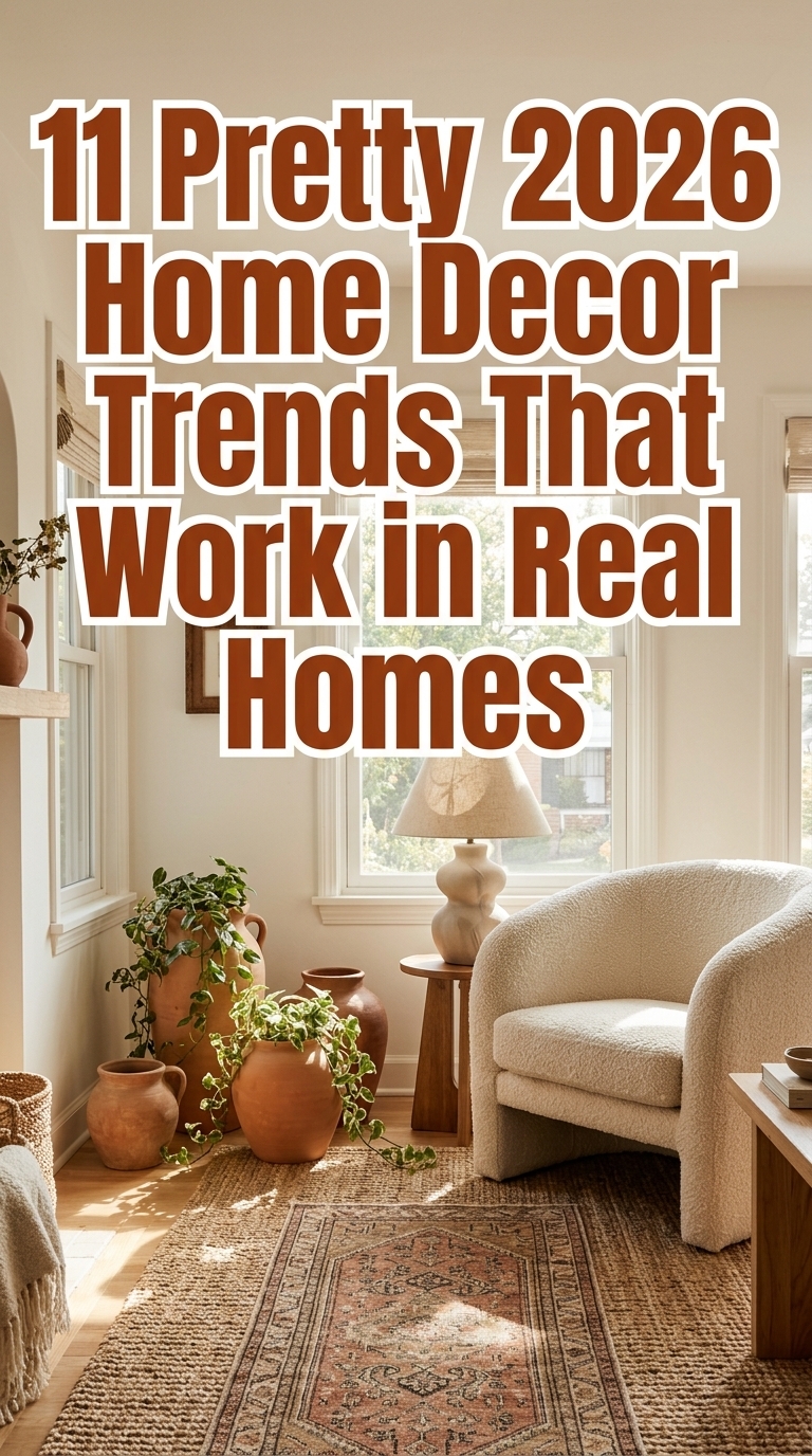 11 Pretty 2026 Home Decor Trends That Work in Real Homes