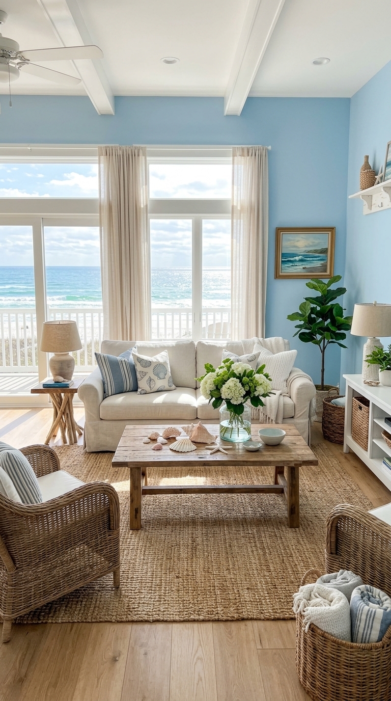 1. Embrace Coastal Calm with Soft Blues