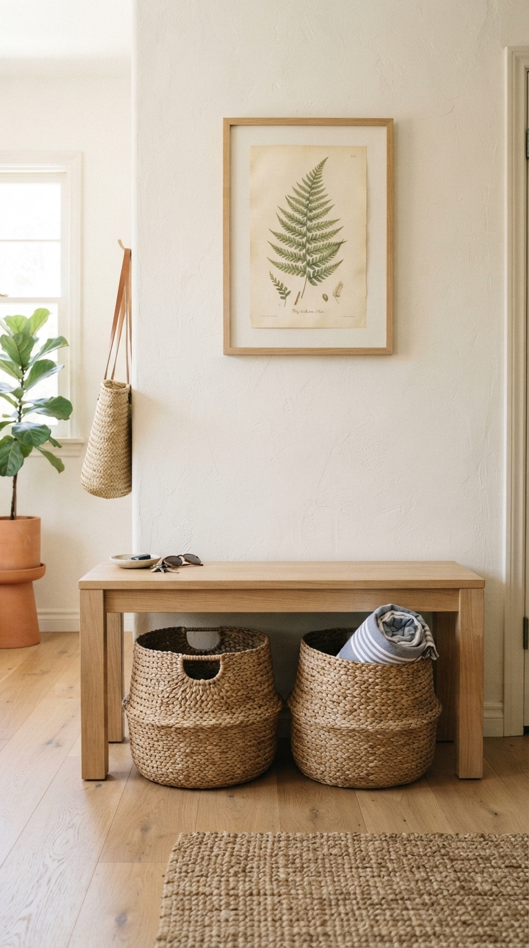 1. Embrace Lightweight Woven Baskets