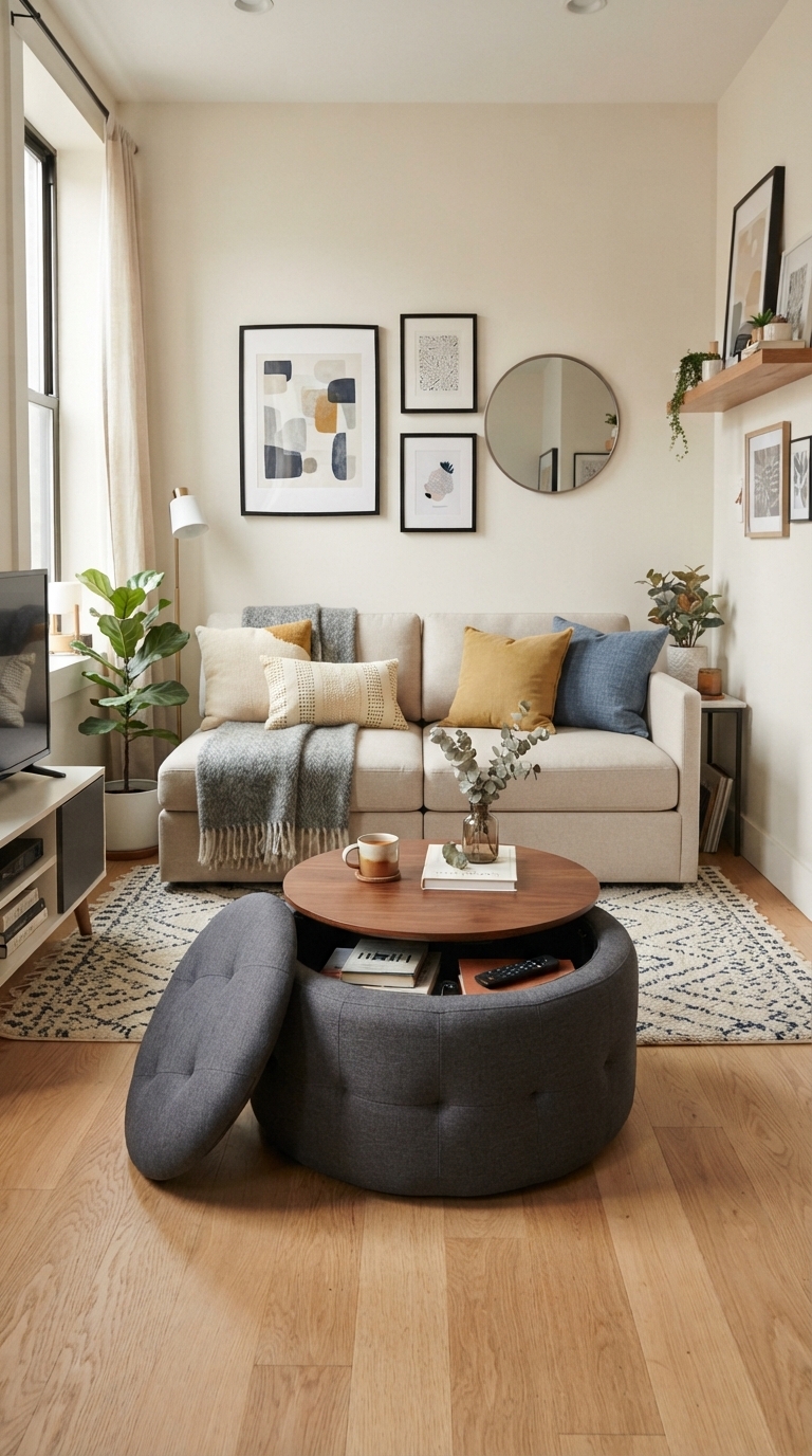 1. Opt for Smart, Multifunctional Furniture
