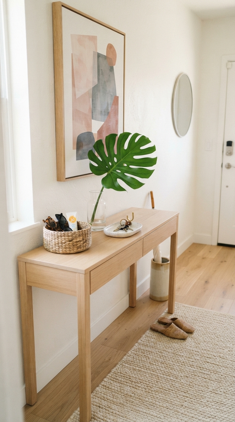 1. The Breezy Basket Console