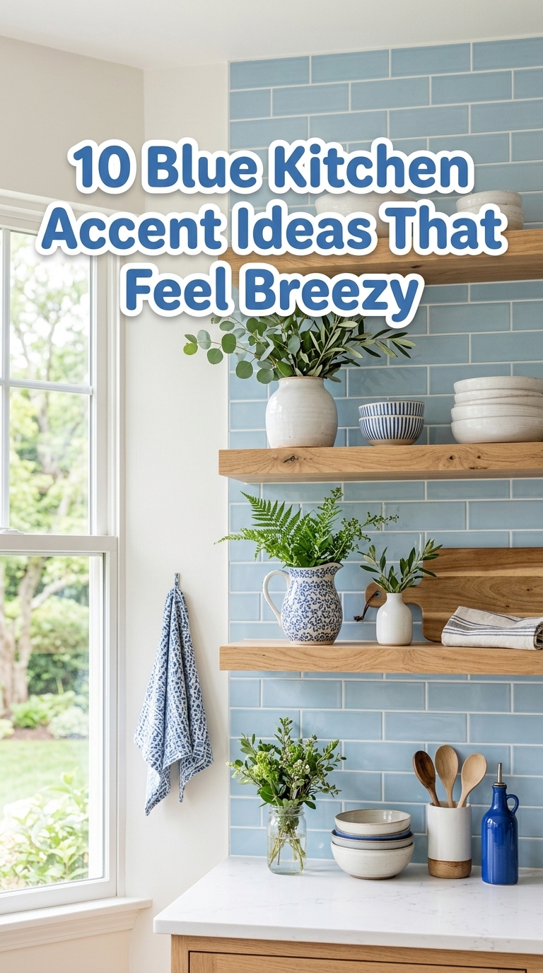 10 Blue Kitchen Accent Ideas That Feel Breezy