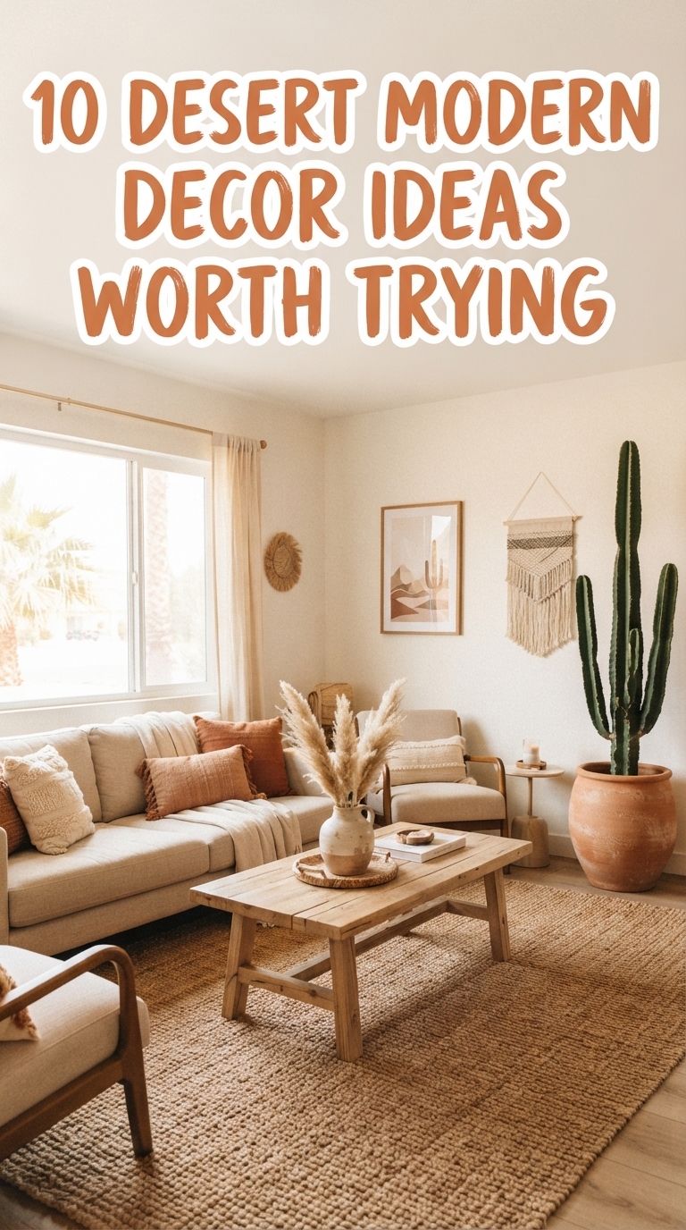 10 Desert Modern Decor Ideas Worth Trying