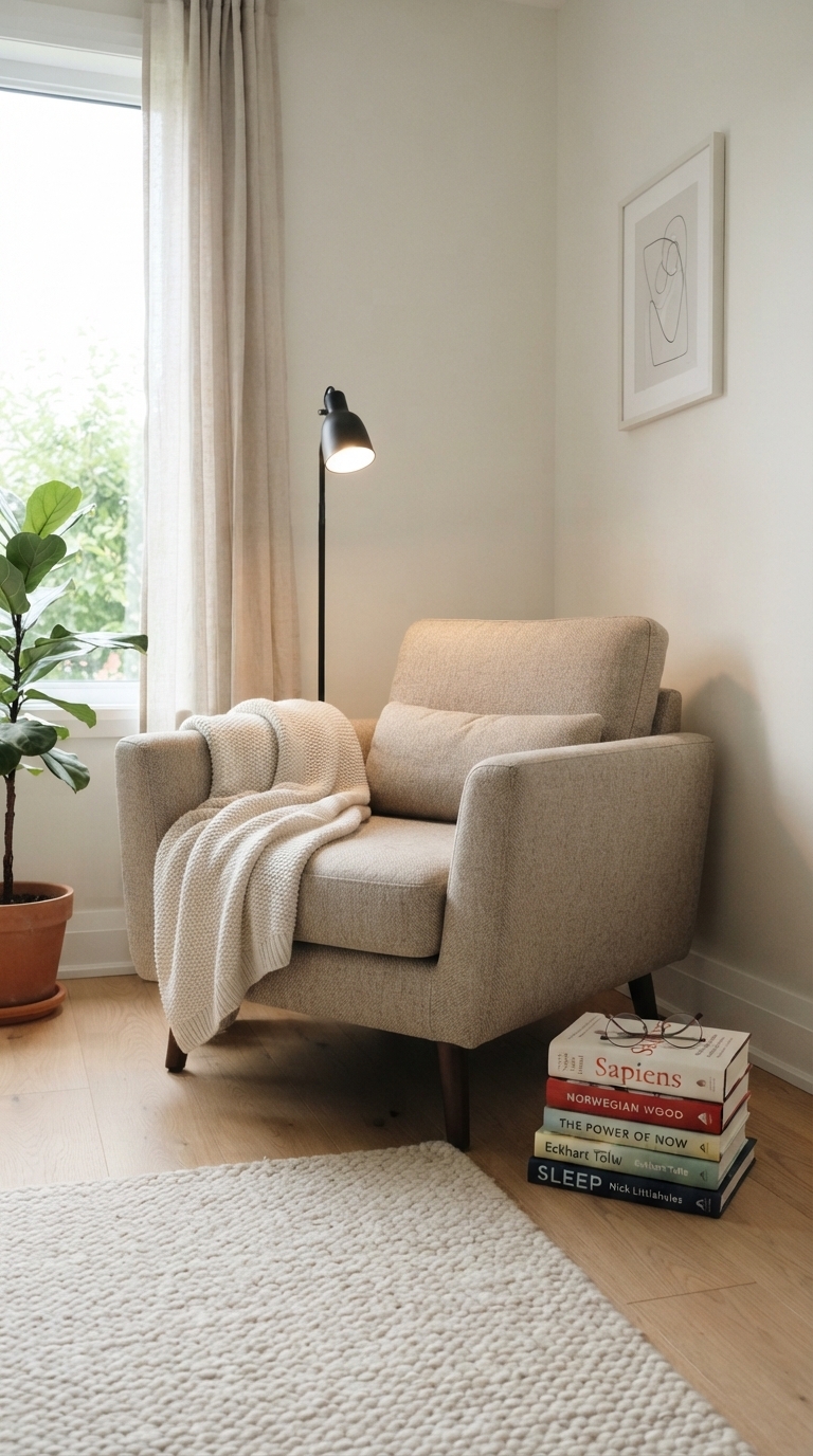 10. Curate a Cozy Reading Nook