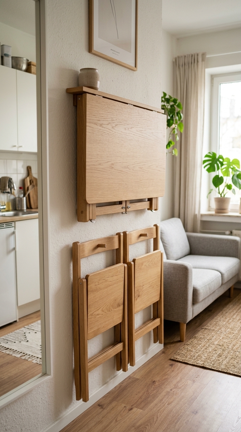 10. Incorporate Foldable or Nesting Furniture