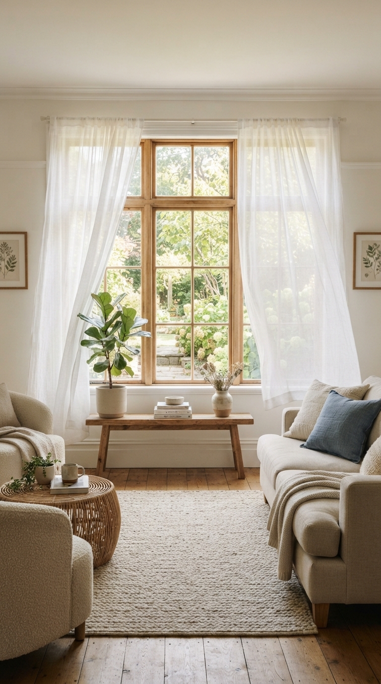 10. Optimize Natural Light with Sheer Curtains