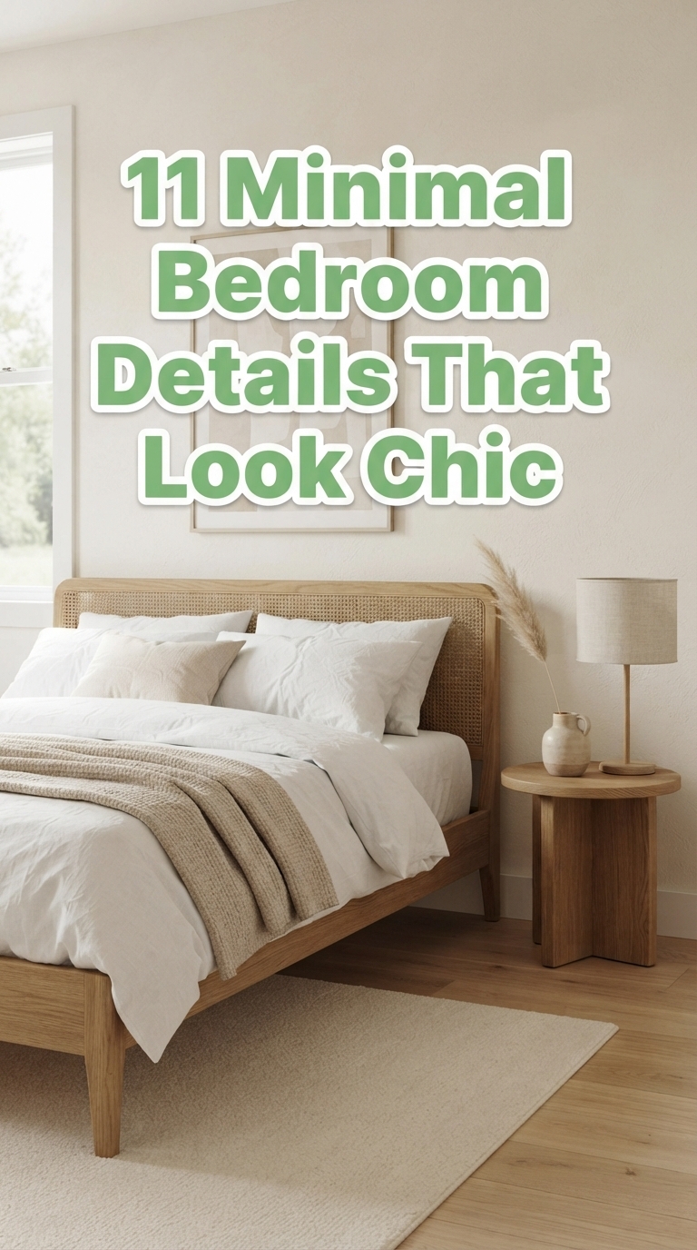 11 Minimal Bedroom Details That Look Chic