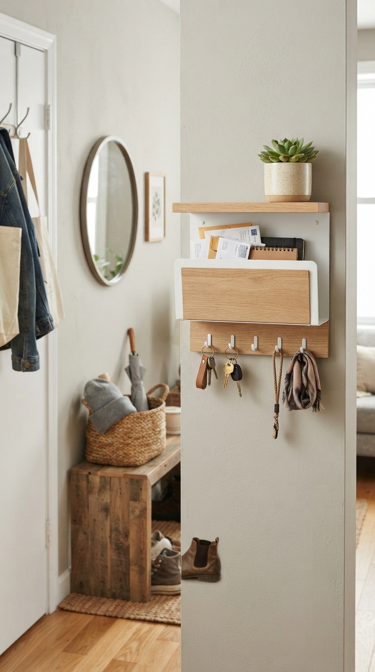 11. Install a Functional Mail & Key Holder