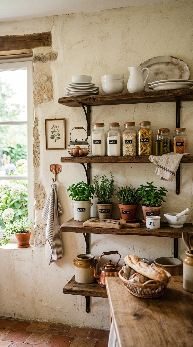 11. Opt for Open Shelving in the Kitchen