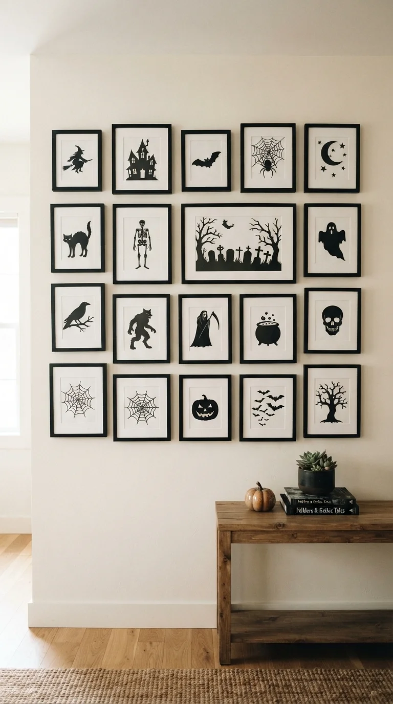 11. Silhouette Wall Art Displays
