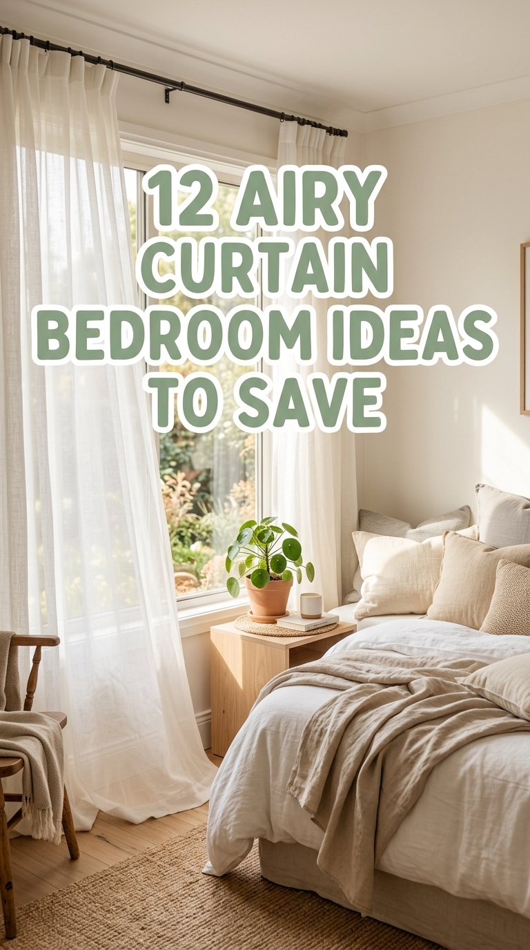 12 Airy Curtain Bedroom Ideas to Save