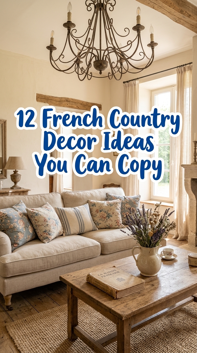 12 French Country Decor Ideas You Can Copy