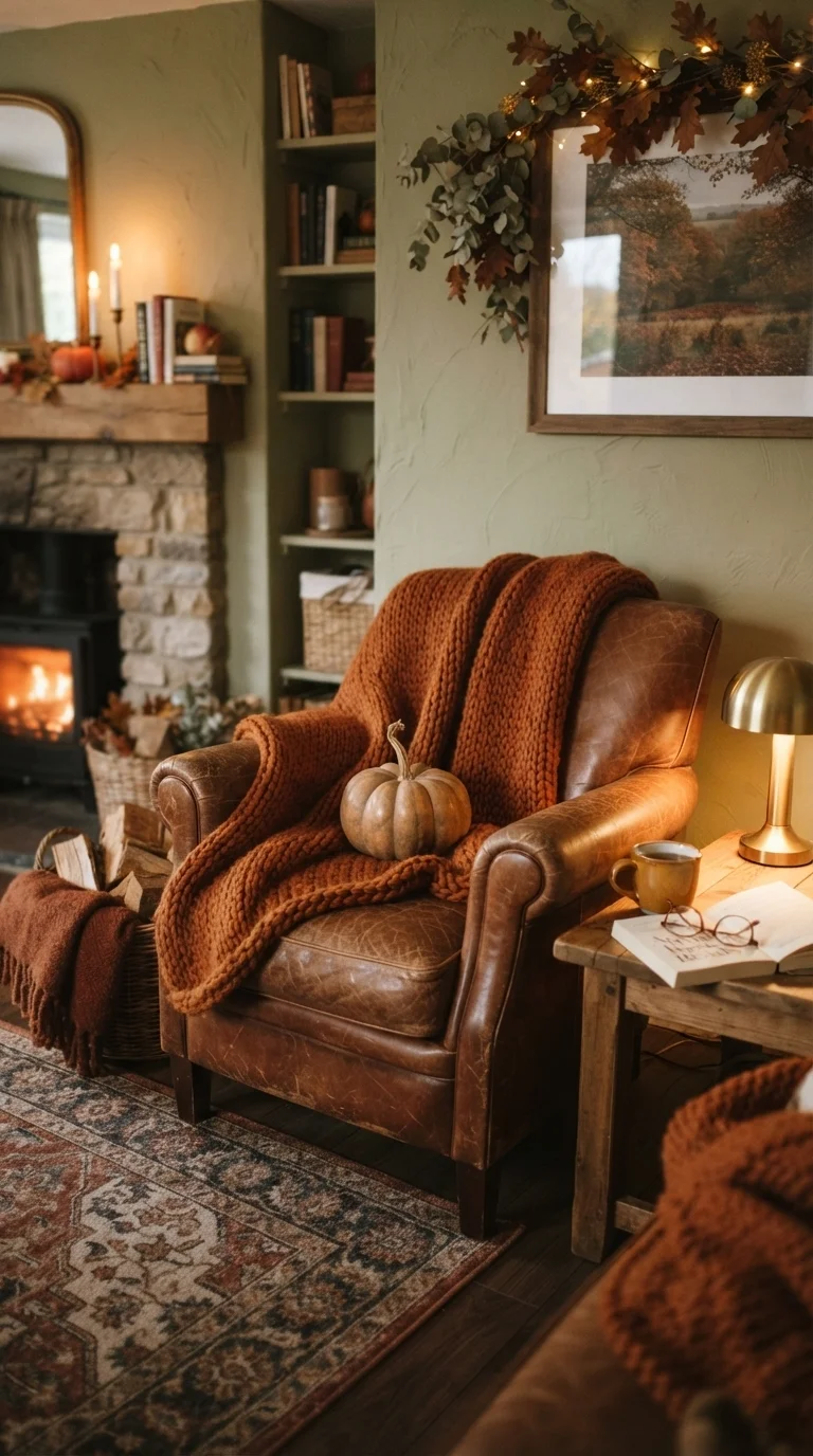 12. Cozy Knit Throw Blankets in Seasonal Tones