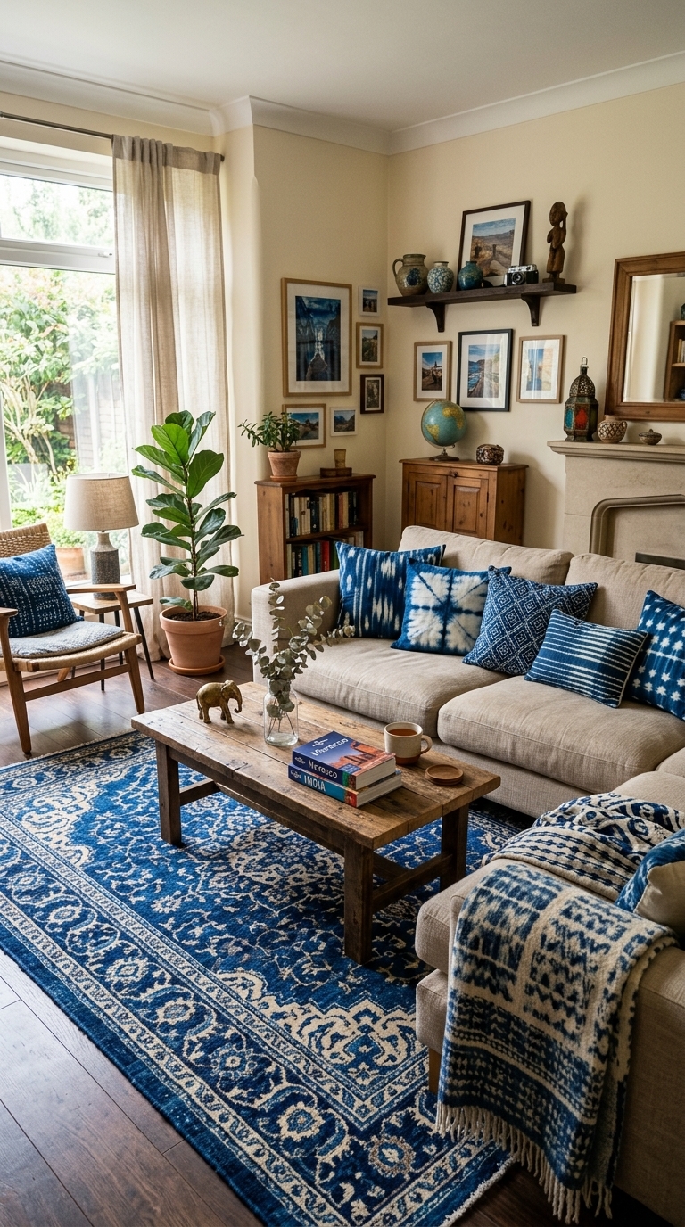12. Go Global with Rich Blue Textiles