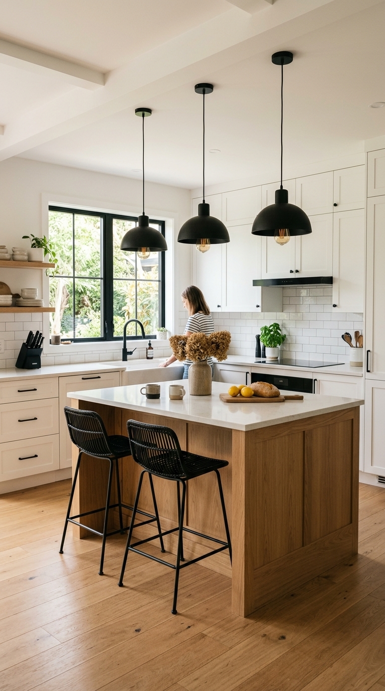 2. Introduce Sleek Black Accents for Contrast