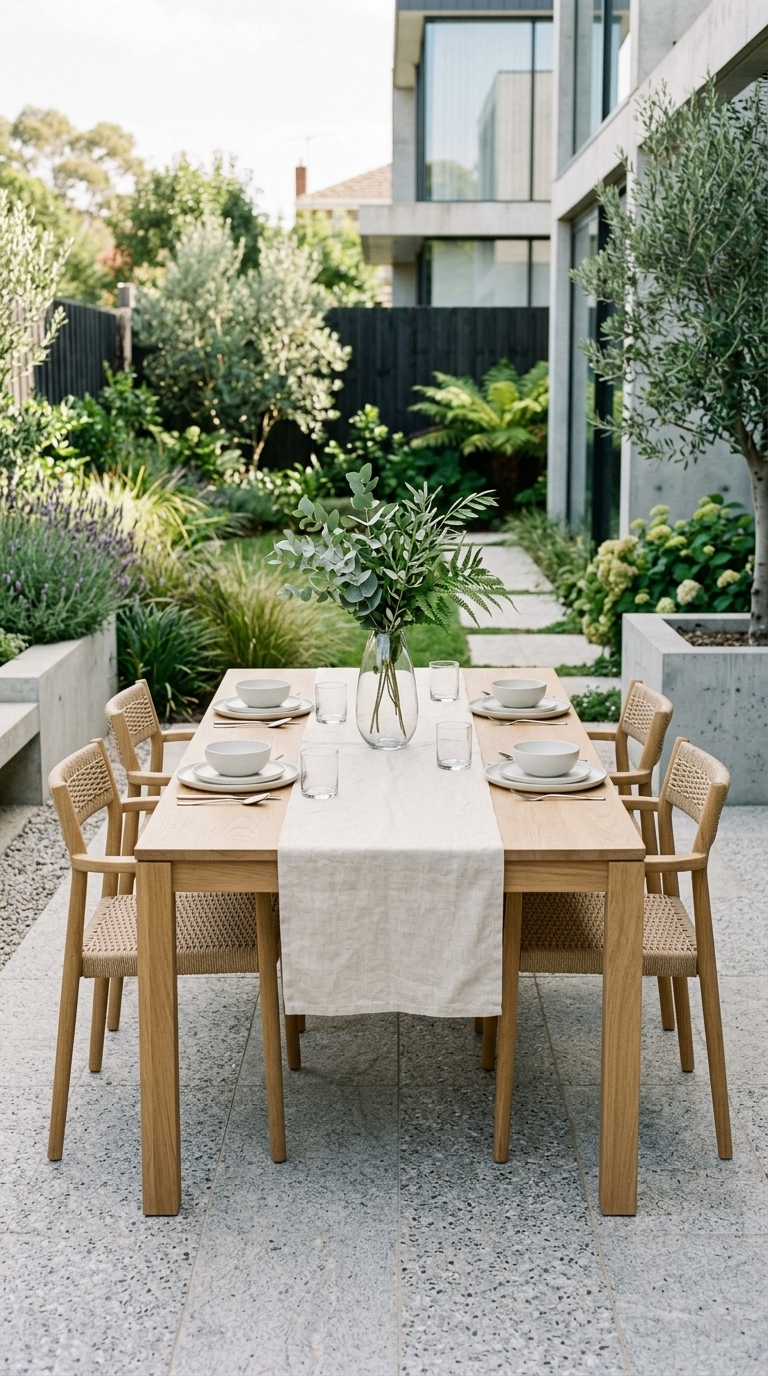 2. Modern Minimalist Garden Feast
