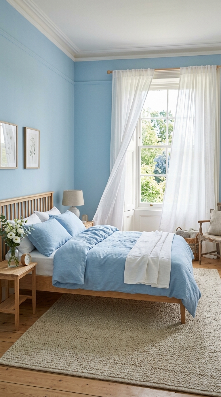 2. Serene Sky Blue Retreat