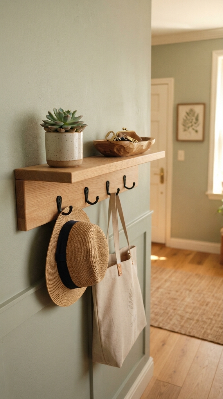 2. Smart Shelf & Hook Combo