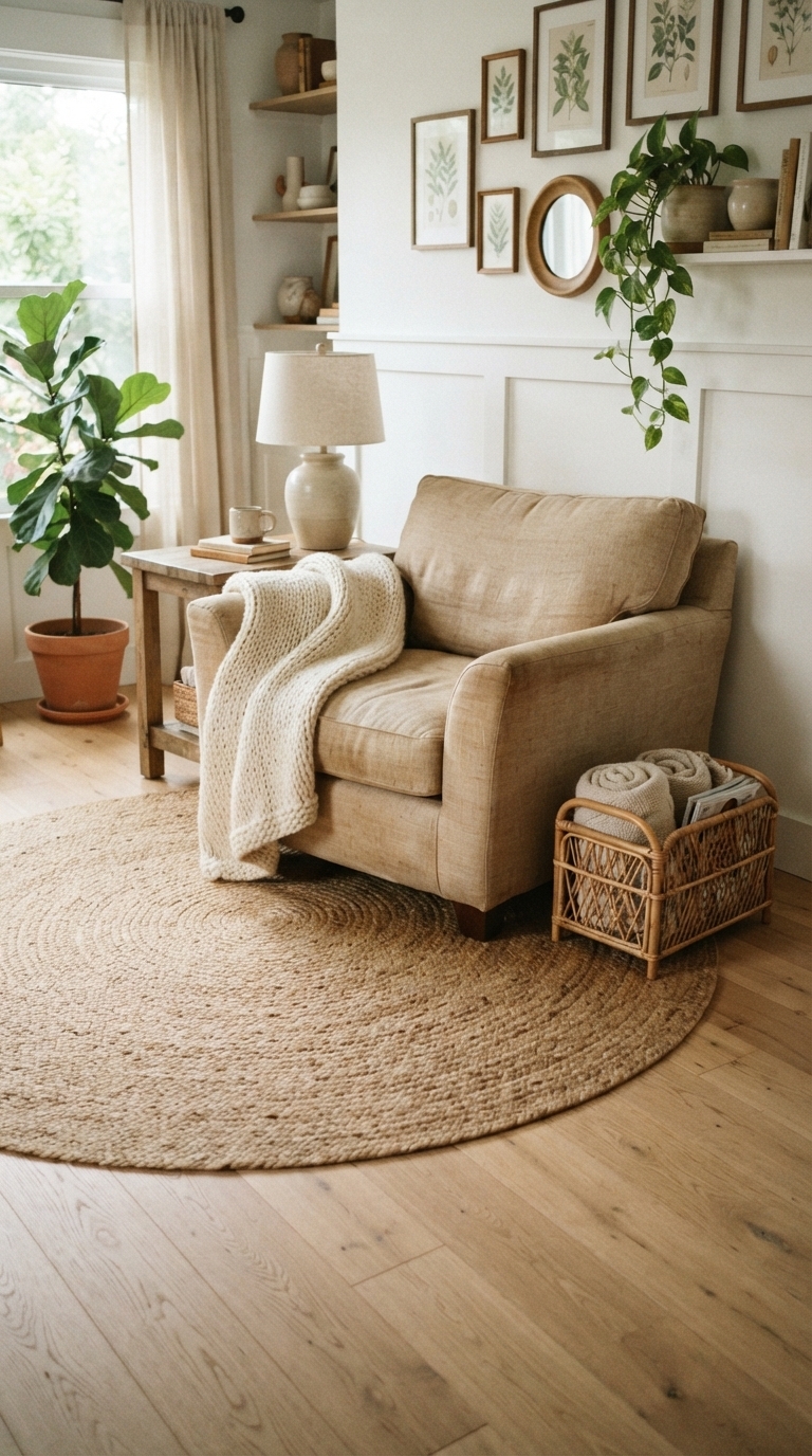 2. Woven Textures for a Natural Foundation