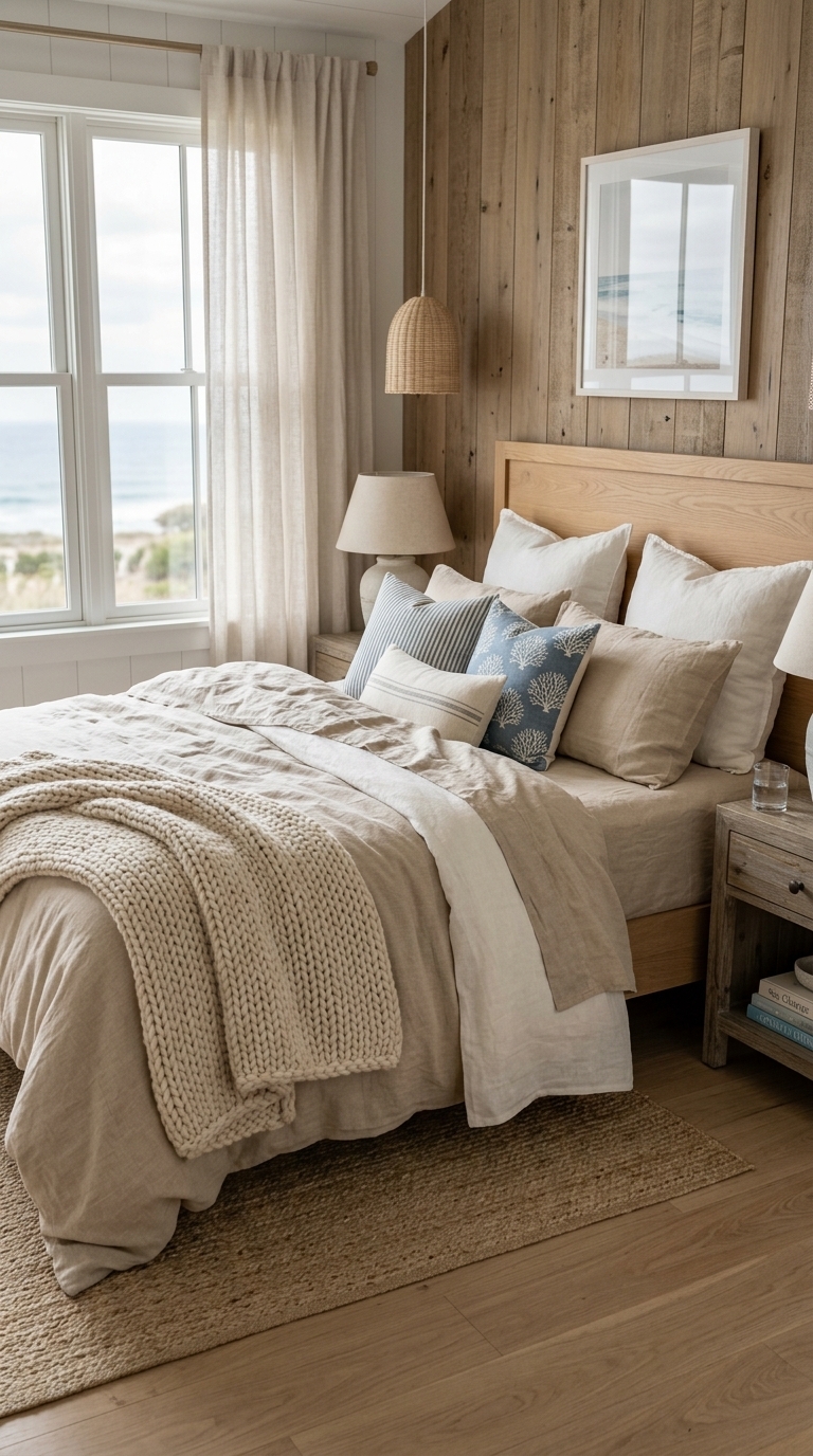3. Layer Up with Linen Bedding