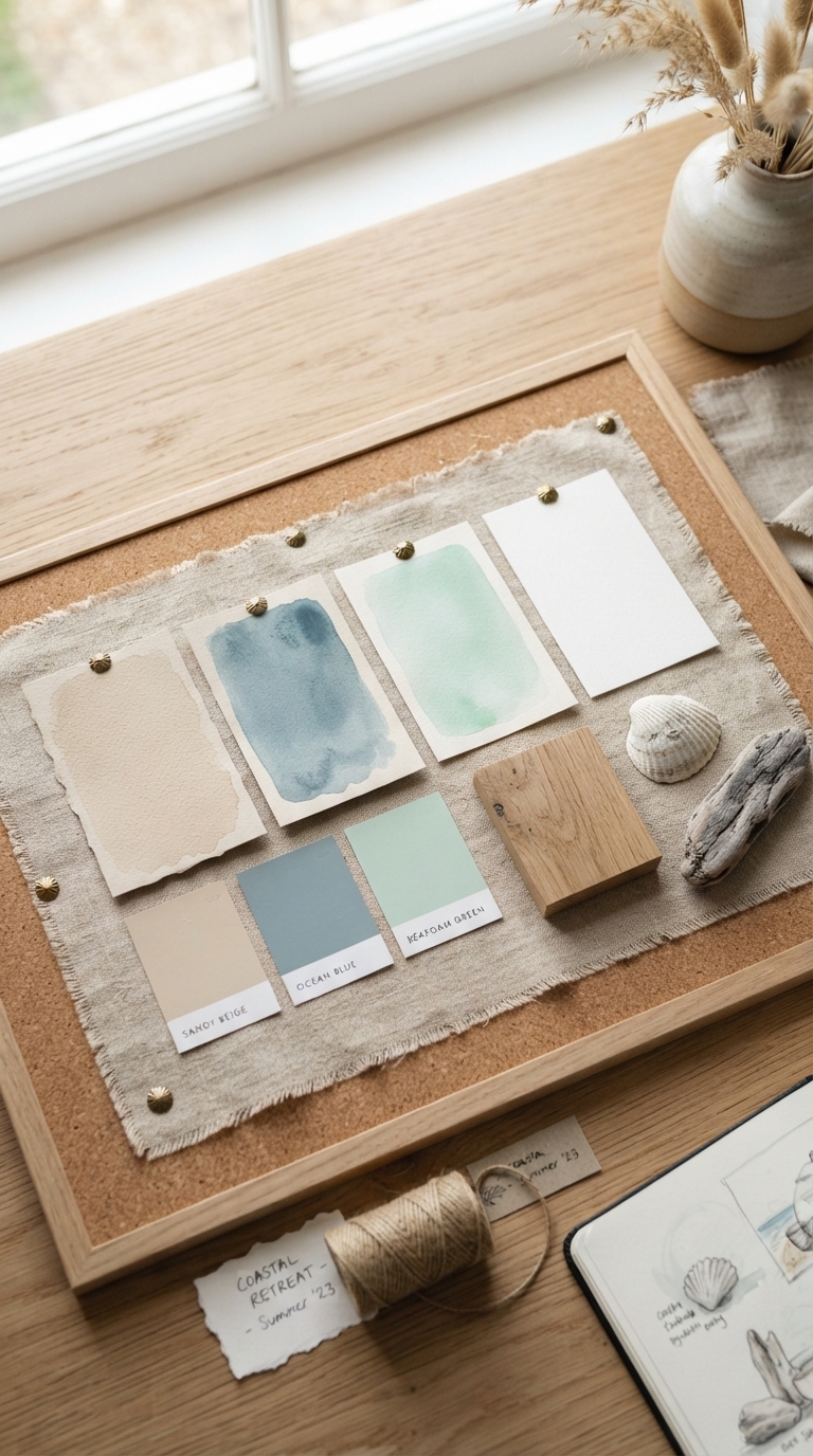 4. Coastal Color Palettes for Serene Spaces